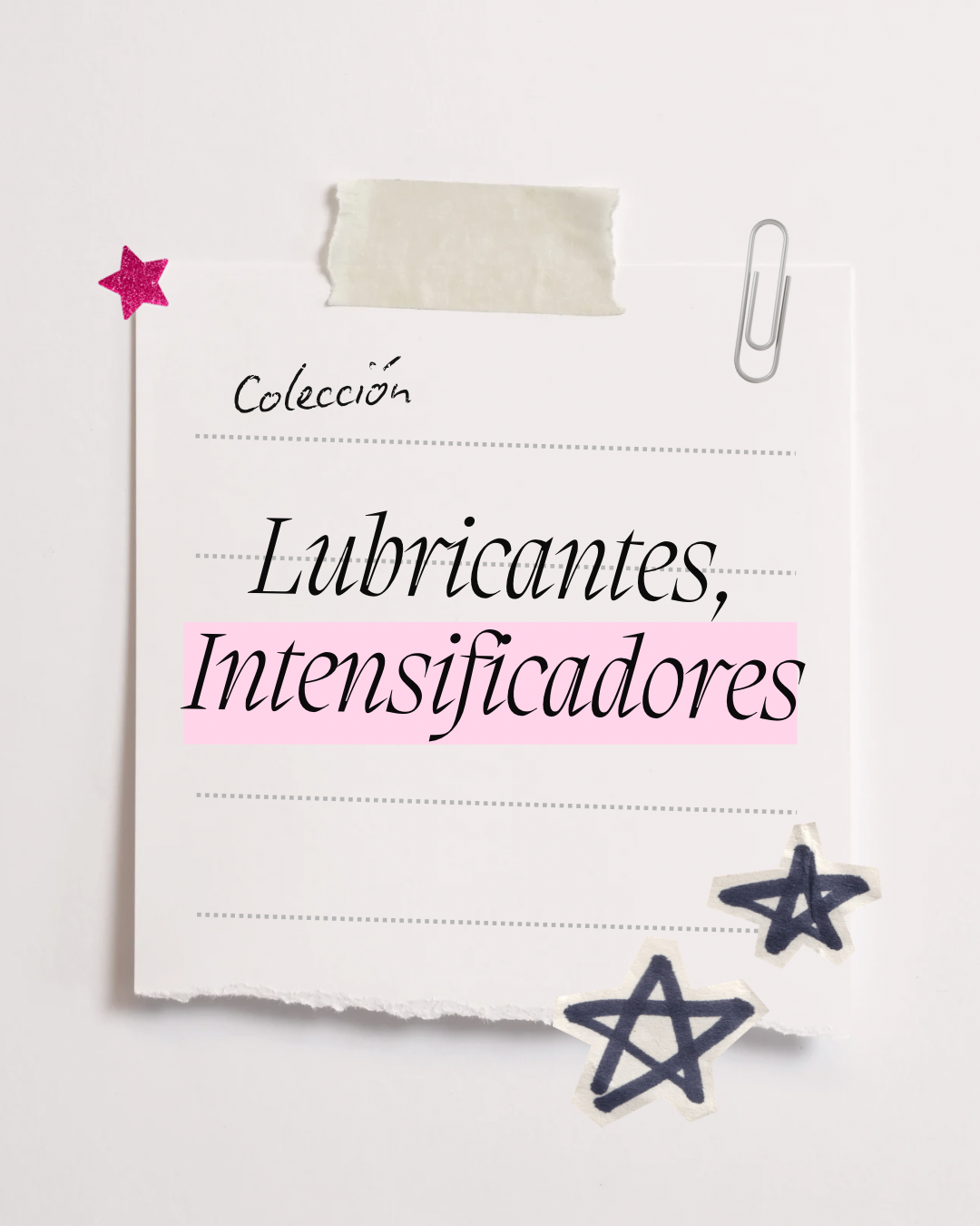 Lubricantes e Intencificadoras